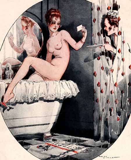 Rene Vincent La Vie Parisienne 1917 Suzanne Au Bain Page Sex Appeal