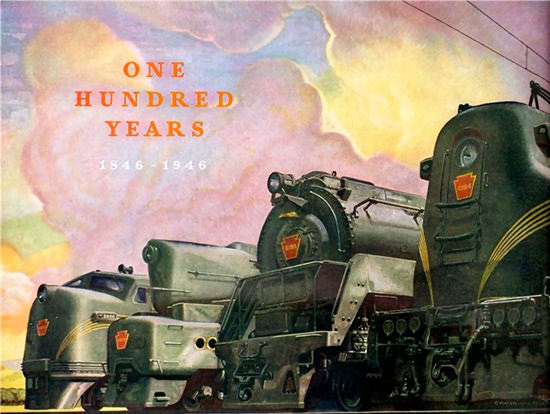 100 Years Train Railroad 1846-1946 | Vintage Travel Posters 1891-1970