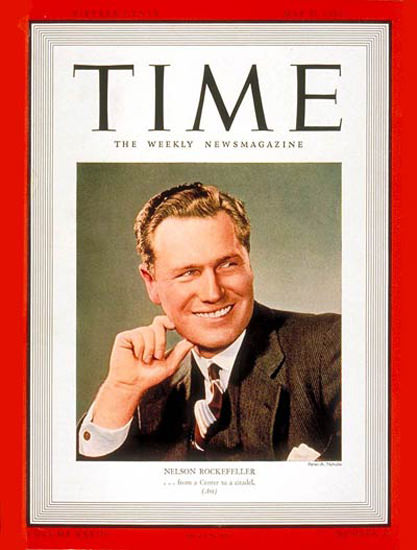 1939-05 Nelson Rockefeller Copyright Time Magazine | Time Magazine Covers 1923-1970