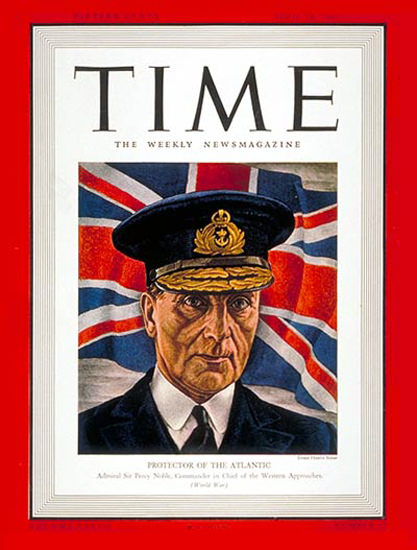 1941-04 Sir Percy Noble Copyright Time Magazine | Time Magazine Covers 1923-1970