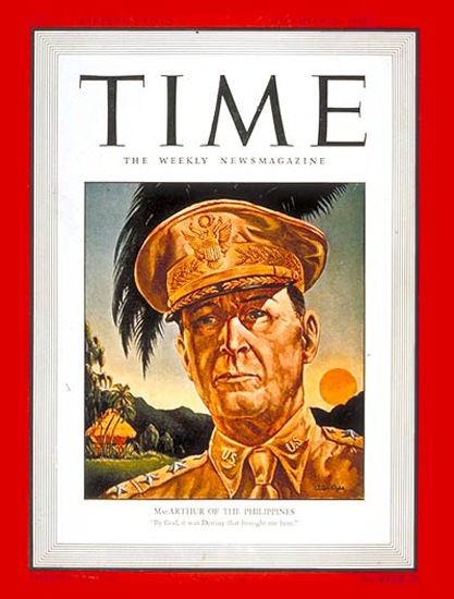 1941-12 General MacArthur Copyright Time Magazine | Time Magazine Covers 1923-1970