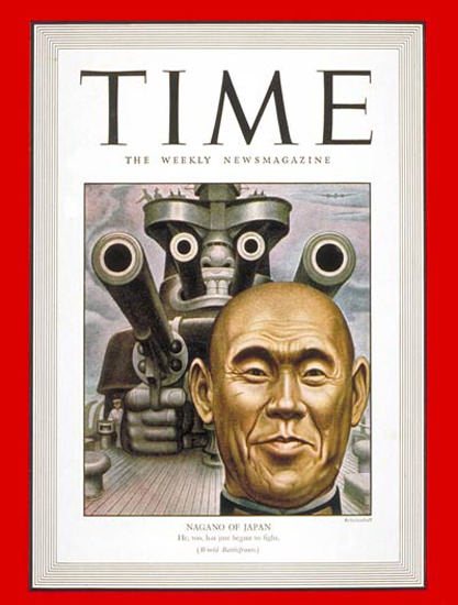 1943-02 Osami Nagano Copyright Time Magazine | Time Magazine Covers 1923-1970