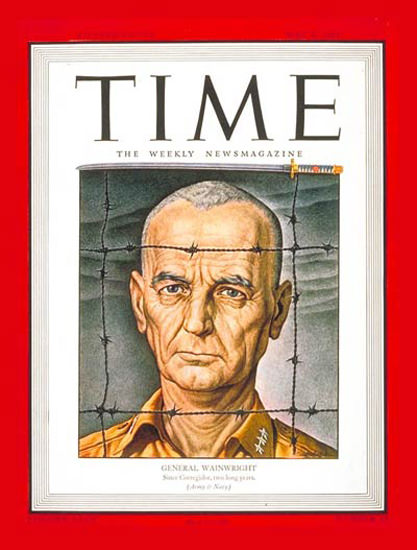 1944-05 Lt General Wainwright Copyright Time Magazine | Time Magazine Covers 1923-1970