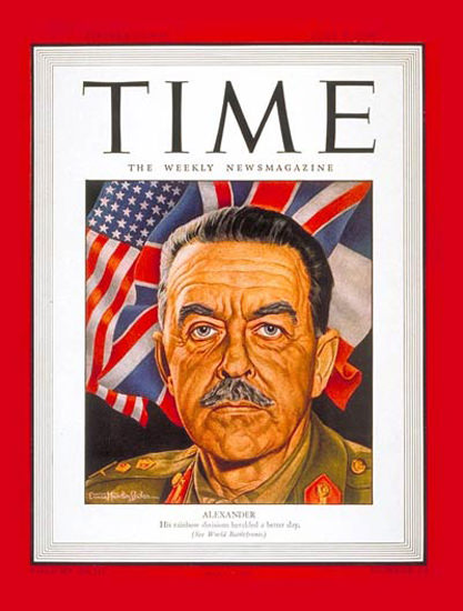 1944-06 Sir Harold Alexander Copyright Time Magazine | Time Magazine Covers 1923-1970