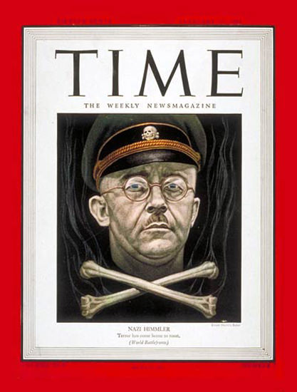 1945-02 Heinrich Himmler Copyright Time Magazine | Time Magazine Covers 1923-1970