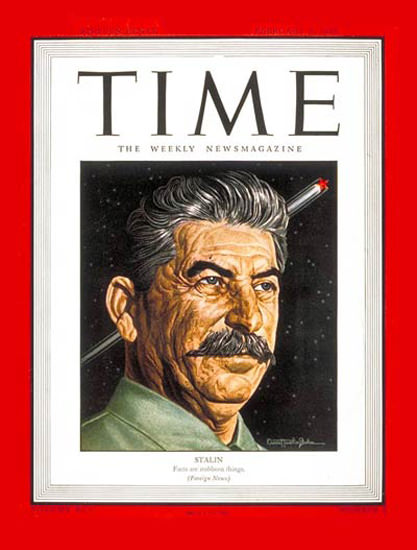 1945-02 Joseph Stalin Copyright Time Magazine | Time Magazine Covers 1923-1970