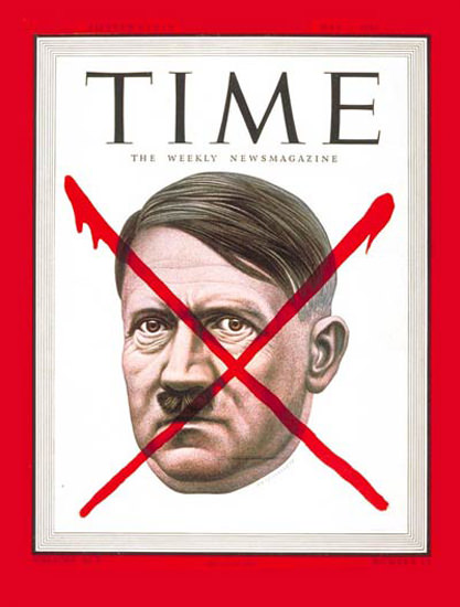 1945-05 Adolf Hitler Copyright Time Magazine | Time Magazine Covers 1923-1970