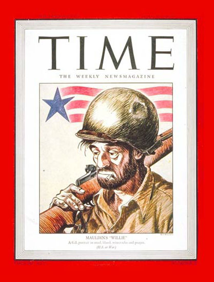 1945-06 Mauldins Willie Copyright Time Magazine | Time Magazine Covers 1923-1970