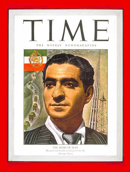 1945-12 Mohamed Reza Pahlevi Copyright Time Magazine | Time Magazine Covers 1923-1970