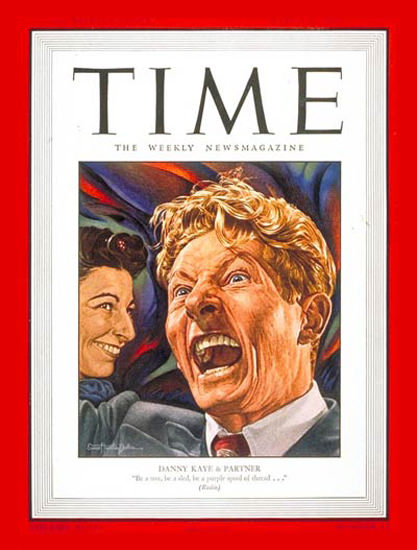 1946-03 Danny Kaye Copyright Time Magazine | Time Magazine Covers 1923-1970