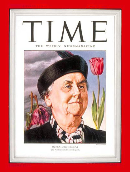 1946-05 Queen Wilhemina Copyright Time Magazine | Time Magazine Covers 1923-1970