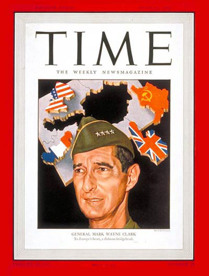 1946-06 General Mark W Clark Copyright Time Magazine | Time Magazine Covers 1923-1970