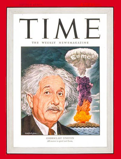 1946-07 Albert Einstein Nuclear Weapon Copyright Time Magazine | Time Magazine Covers 1923-1970