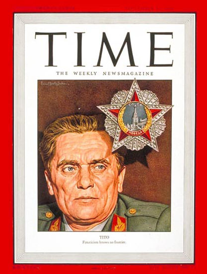 1946-09 Josip Broz Tito Copyright Time Magazine | Time Magazine Covers 1923-1970