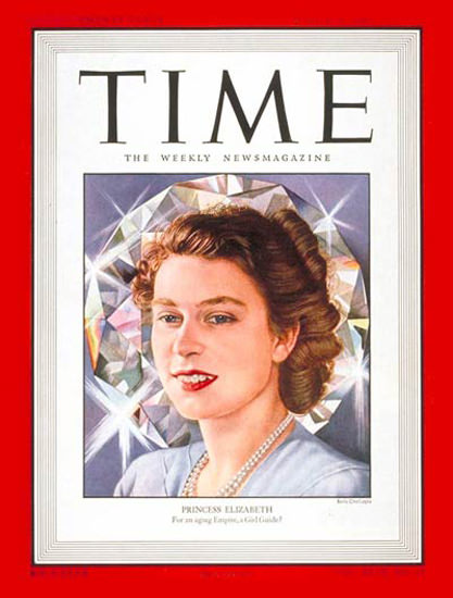 1947-03 Princess Elizabeth Copyright Time Magazine | Time Magazine Covers 1923-1970