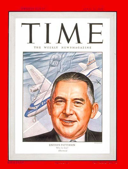 1947-04 William A Patterson Copyright Time Magazine | Time Magazine Covers 1923-1970