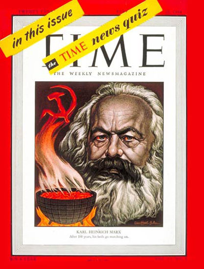 1948-02 Karl Marx Copyright Time Magazine | Time Magazine Covers 1923-1970