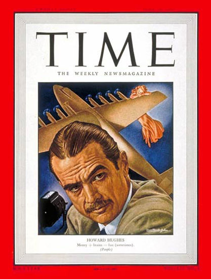 1948-07 Howard Hughes Copyright Time Magazine | Time Magazine Covers 1923-1970