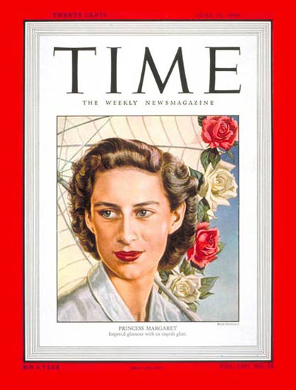 1949-06 Princess Margaret Copyright Time Magazine | Time Magazine Covers 1923-1970