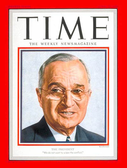 1951-04 Harry S Truman Copyright Time Magazine | Time Magazine Covers 1923-1970