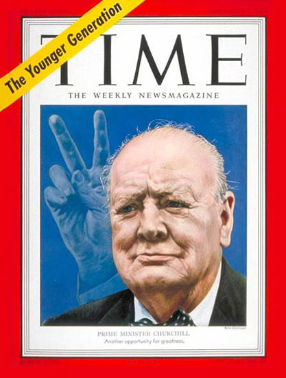 1951-11 Winston Churchill Copyright Time Magazine | Time Magazine Covers 1923-1970