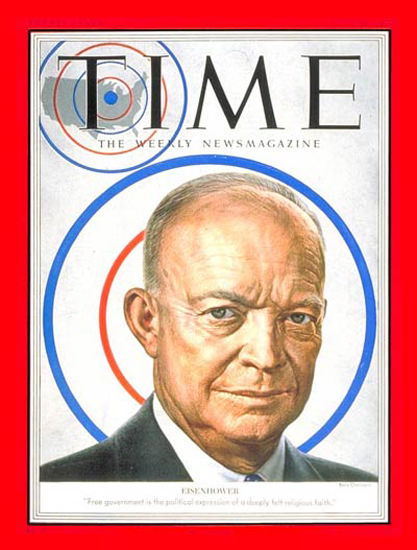 1952-06 Dwight D Eisenhower Copyright Time Magazine | Time Magazine Covers 1923-1970