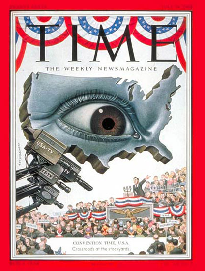 1952-07 Convention Time USA Copyright Time Magazine | Time Magazine Covers 1923-1970