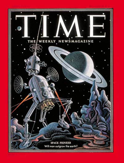 1952-12 Space Pioneer Copyright Time Magazine | Time Magazine Covers 1923-1970