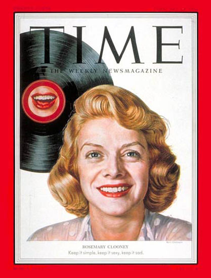 1953-02 Rosemary Clooney Copyright Time Magazine | Time Magazine Covers 1923-1970