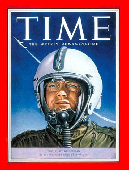 1953-04 Bill Bridgeman Copyright Time Magazine | Time Magazine Covers 1923-1970