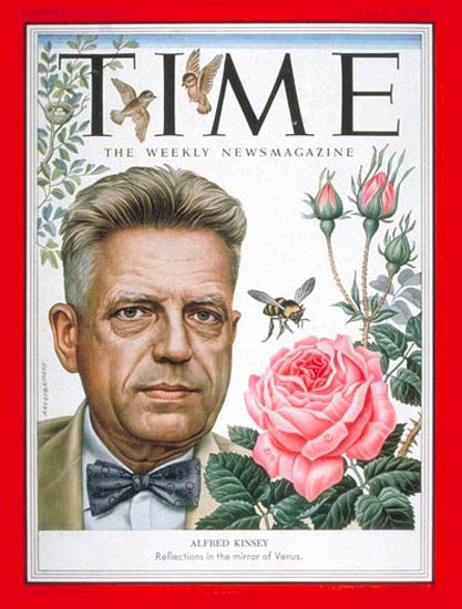 1953-08 Dr Alfred C Kinsey Copyright Time Magazine | Time Magazine Covers 1923-1970