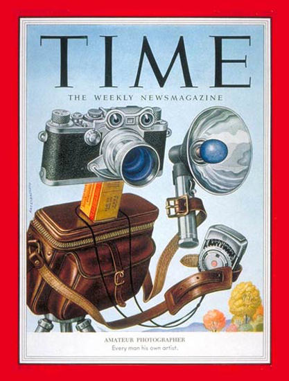 1953-11 Amateur Photographer Copyright Time Magazine | Time Magazine Covers 1923-1970