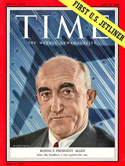 1954-07 William McP Allen Copyright Time Magazine | Time Magazine Covers 1923-1970