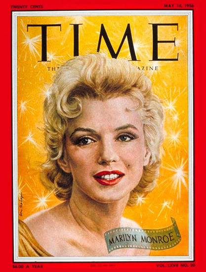 1956-05 Marilyn Monroe Copyright Time Magazine | Time Magazine Covers 1923-1970