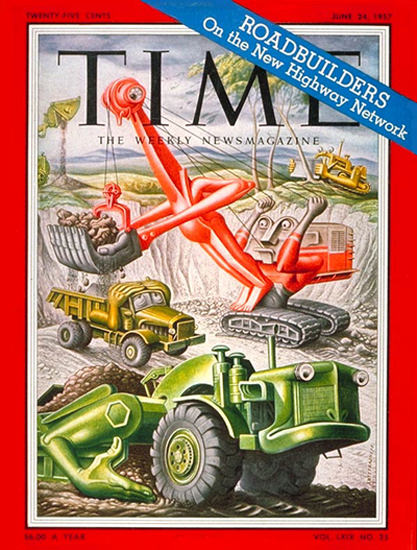 1957-06 Monster Machines Copyright Time Magazine | Time Magazine Covers 1923-1970