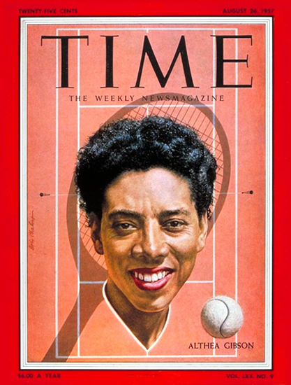 1957-08 Althea Gibson Tennis Copyright Time Magazine | Time Magazine Covers 1923-1970