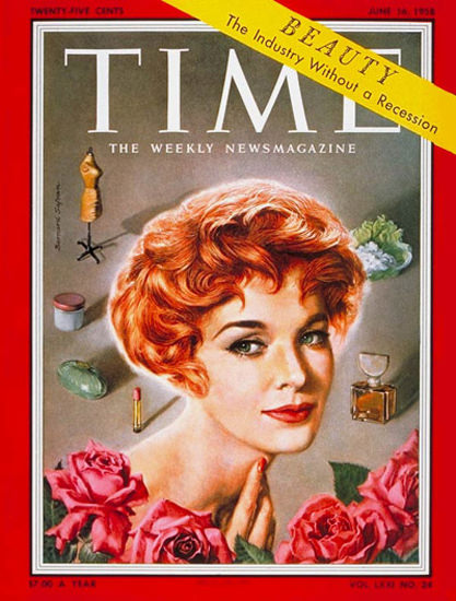 1958-06 Jean Thorn Copyright Time Magazine | Time Magazine Covers 1923-1970