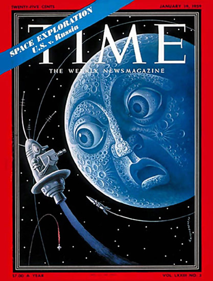 1959-01 Space Exploration Copyright Time Magazine | Time Magazine Covers 1923-1970