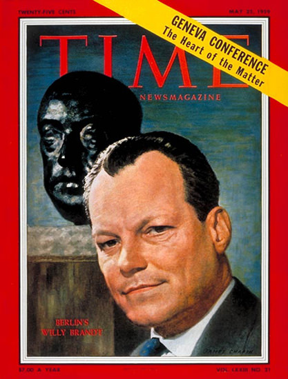 1959-05 Willy Brandt Germany Copyright Time Magazine | Time Magazine Covers 1923-1970