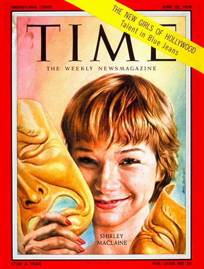 1959-06 Shirley MacLane Copyright Time Magazine | Time Magazine Covers 1923-1970