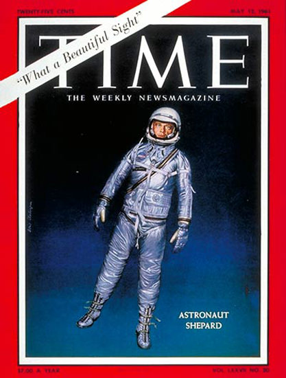 1961-05 Alan Shepard Copyright Time Magazine | Time Magazine Covers 1923-1970