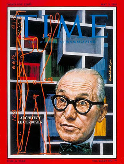 1961-05 Le Corbusier Copyright Time Magazine | Time Magazine Covers 1923-1970