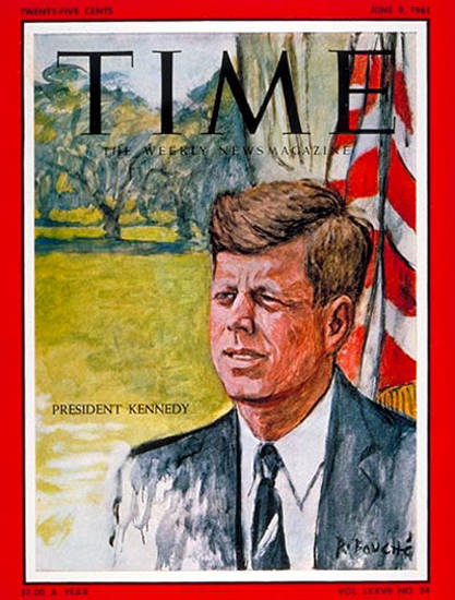 1961-06 John F Kennedy Copyright Time Magazine | Time Magazine Covers 1923-1970