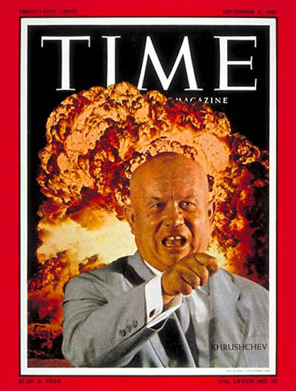 1961-09 Nikita Khrushchev Copyright Time Magazine | Time Magazine Covers 1923-1970