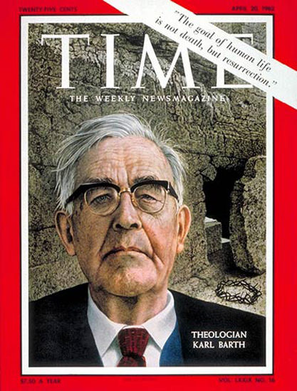 1962-04 Karl Barth Copyright Time Magazine | Time Magazine Covers 1923-1970