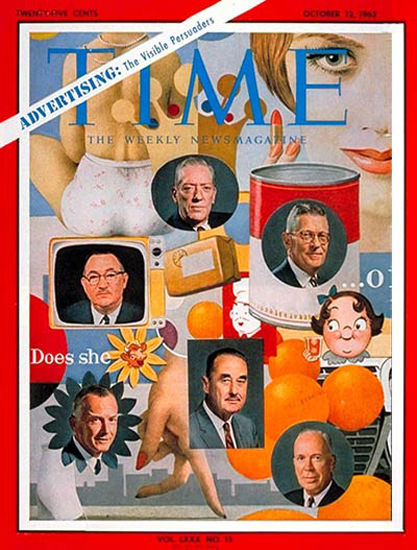 1962-10 US Advertising Executives Copyright Time Magazine | Time Magazine Covers 1923-1970