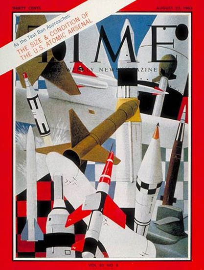 1963-08 US Atomic Arsenal Copyright Time Magazine | Time Magazine Covers 1923-1970