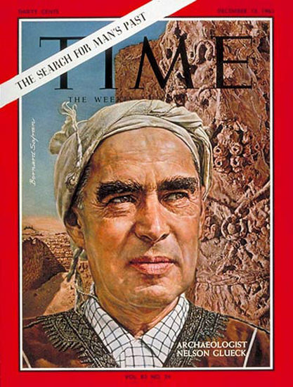 1963-12 Nelson Glueck Copyright Time Magazine | Time Magazine Covers 1923-1970