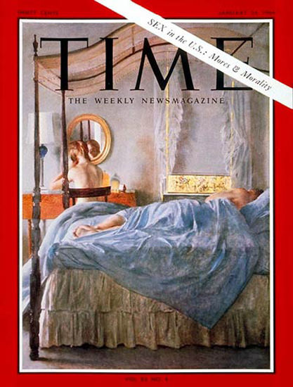 1964-01 Sex in the US Mores Morality Copyright Time Magazine | Time Magazine Covers 1923-1970