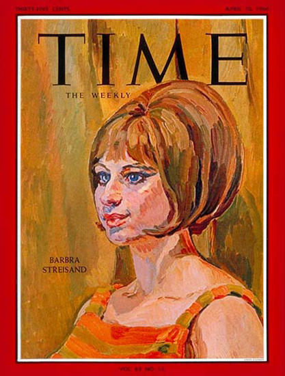 1964-04 Barbra Streisand Copyright Time Magazine | Time Magazine Covers 1923-1970